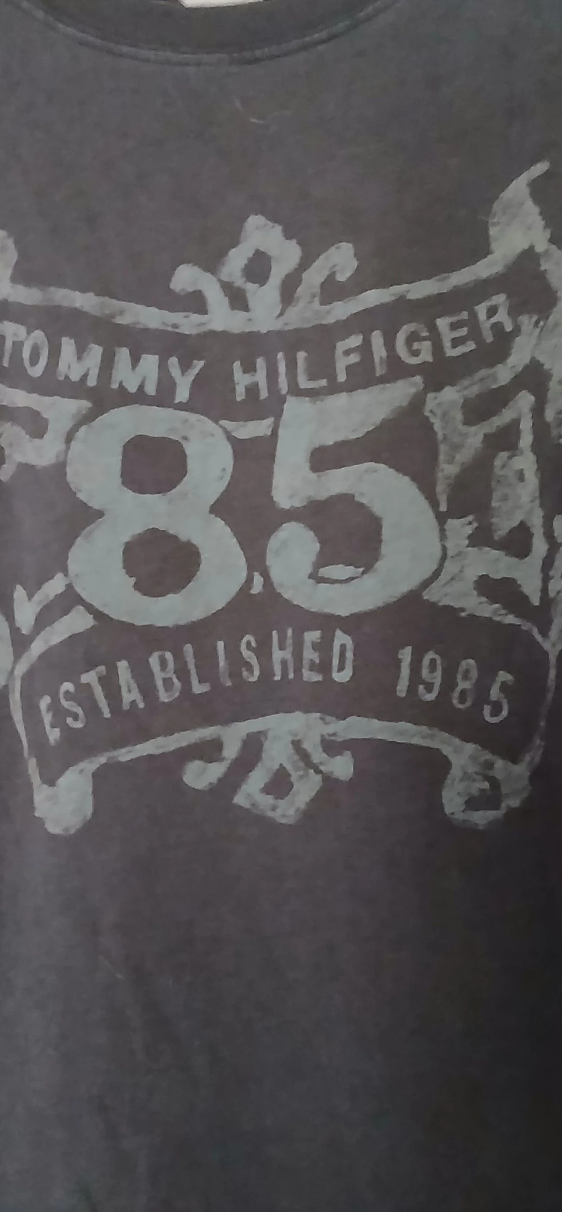 Camiseta Tommy Hilfiger Negra Enjuagada Gráfica '85' - Talla XL – photo 4